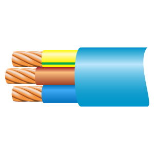 100M 1.5mm 3 Core Arctic Grade Flex 3183Y Blue