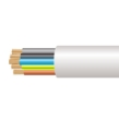 100M 0.75mm 5 Core PVC Flex 3185Y White