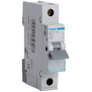 Hager 40A SP Type B 6kA MCB