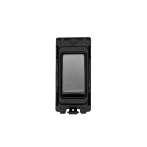 Brushed Chrome Extractor Fan Grid Module