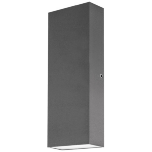Integral Pablo Dark Grey IP54 8w Wall Light 3000k