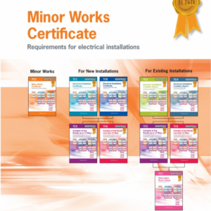 Kewtech Minor Works Certificate Book
