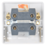 Click Mode 1 Gang 45A DP Switch Neon White Rocker
