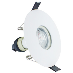 Downlight, Evofire Fire Rated Square IP65, c/w GU10 Holder