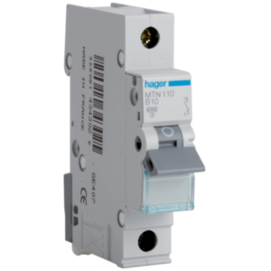 Hager 10A SP Type B 6kA MCB
