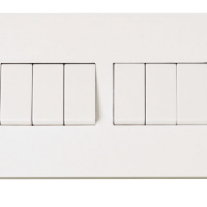 Click Polar 6 Gang 2 Way 10Ax Switch