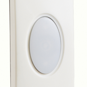 Greenbrook White Bell Push White Button