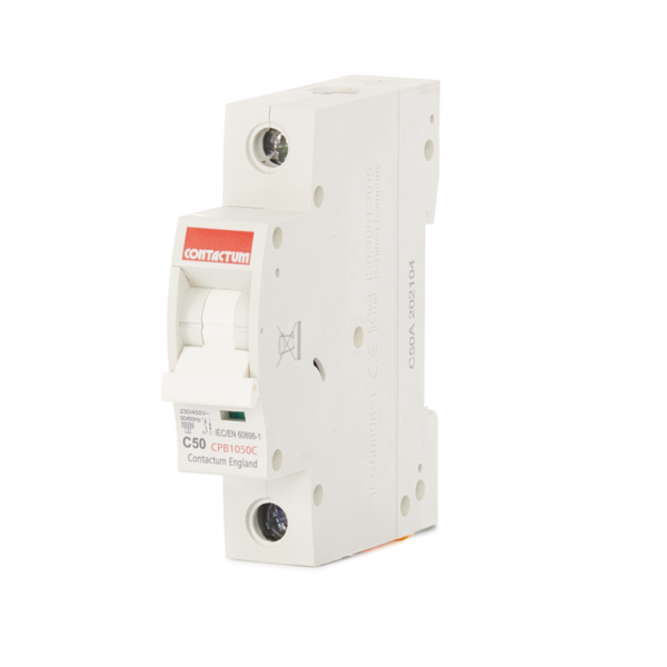 Contactum 50A 10kA Type C SP MCB