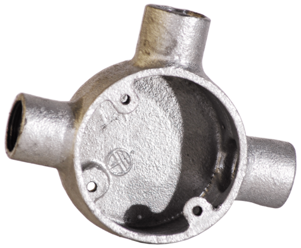 25mm Galvanised Tee Box