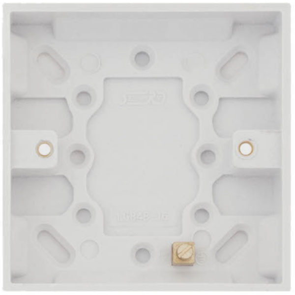 Selectric White 1 Gang 16mm Patress