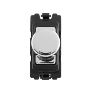 Polished Chrome 400w 2 Way Grid Dimmer Module