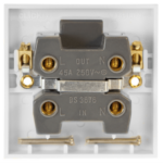 Click Polar 1 Gang 45A DP Switch Neon White Rocker
