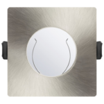 Fire Rated Square Downlight with GU10 Holder and Loop-in Loop-out Terminal Block