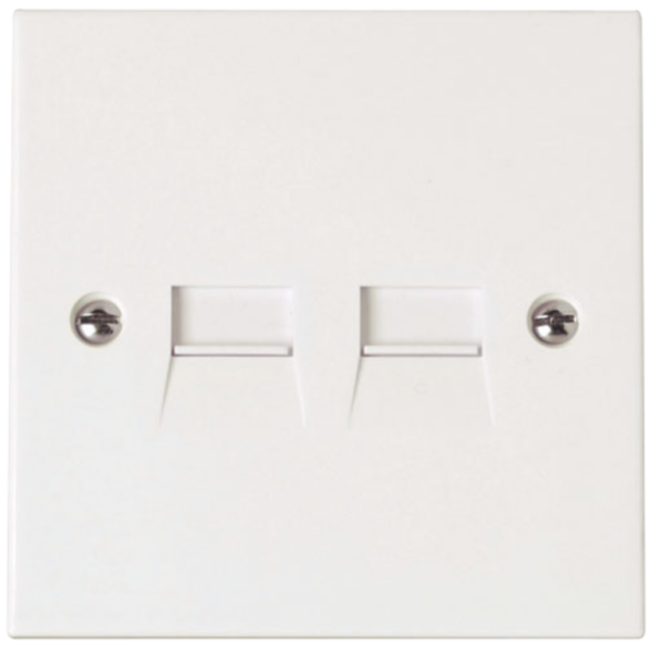 Click Polar 2 Gang BT Slave Socket