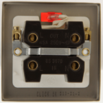 Click Deco Polished Chrome 1 Gang 45A DP Switch Neon