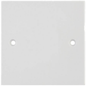 Selectric White 1 Gang Blank Plate
