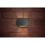 Integral Luxstone Dark Grey IP54 8.5w Wall Light 3000w