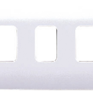 White 3 Module Frontplate