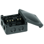 Black 308/5 IP66 Combi Box with Terminal