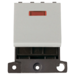 Click White 20A DP Switch Module Neon