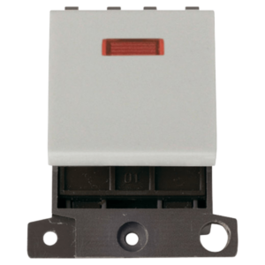 Click White 20A DP Switch Module Neon