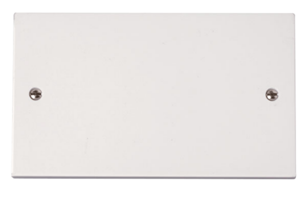 Click Polar 2 Gang Blank Plate