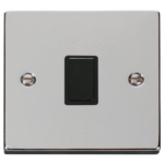 Click Deco Polished Chrome 1 Gang 20A DP Switch