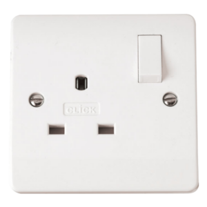 Click Mode 1 Gang Non-Standard Switched Socket