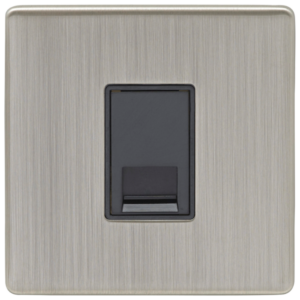 Eurolite Satin Nickel 1 Gang BT Master Socket
