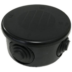 Black WIB6/E IP54 Circular Box