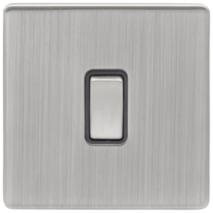 Eurolite Satin Nickel 1 Gang 2 Way Light Switch