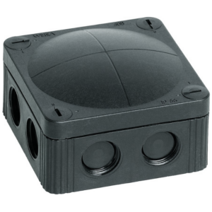 Black 308/5 IP66 Combi Box with Terminal