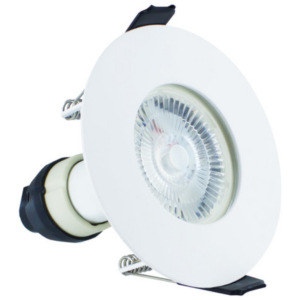 Downlight, Evofire Fire Rated Round IP65, c/w GU10 Holder