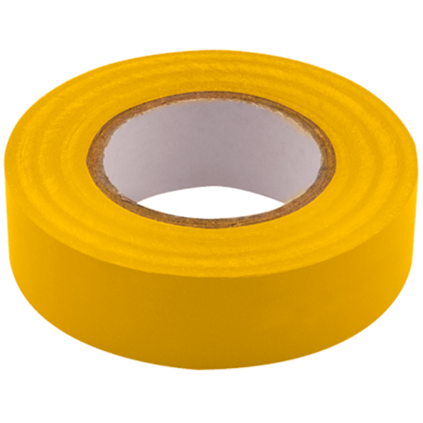 Unicrimp Yellow 19mm x 20M PVC Insulation Tape