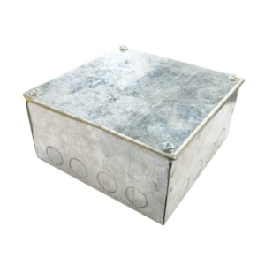 Galvanised 6x6x3 Adaptable Box Knockouts