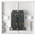 Click Polar 2 Gang 2 Way 10Ax Switch