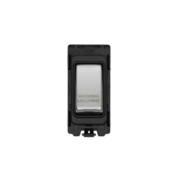 Polished Chrome Washing Machine Grid Module