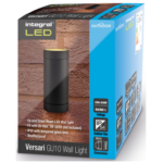 Integral Vesari Dark Grey IP54 Up/Down Wall Light