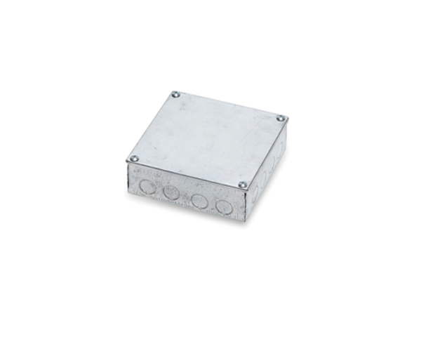 Galvanised 6X6X2 Adaptable Box Knockouts