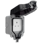 BG Storm IP66 1 Gang Unswitched Socket