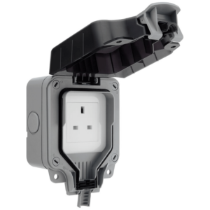 BG Storm IP66 1 Gang Unswitched Socket