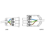 20A 250v Flow Connector