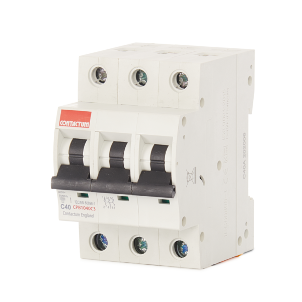 Contactum 40A 10kA Type C  TP MCB