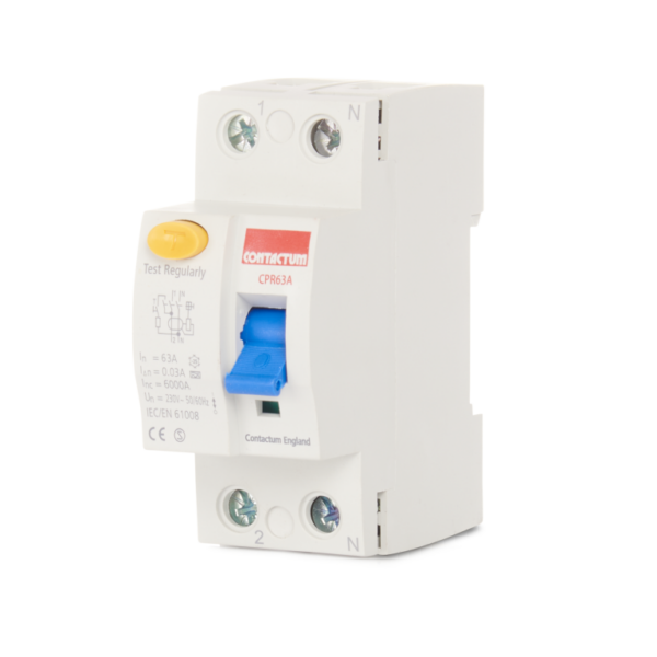 Contactum 63A 30mA DP RCD