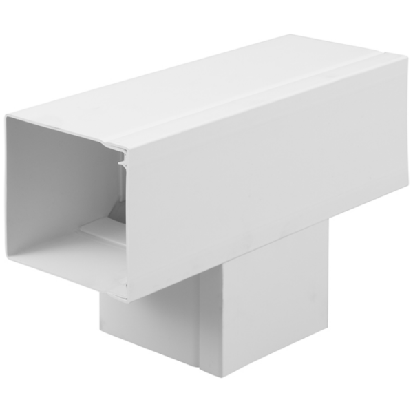 White PVC 100 x 100 Flat Tee