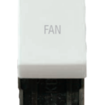 Click White 10Ax DP Switch Module Fan