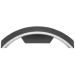 Integral Curve Dark Grey IP54 7.5w Wall Light 3000k