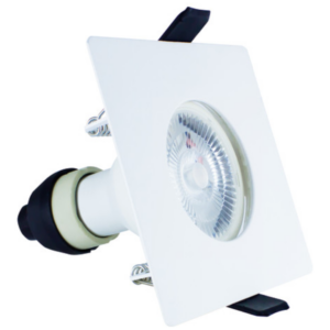 Fire Rated Static Square Downlight with Terminal Block