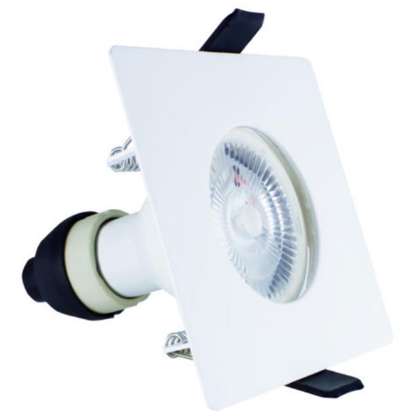 Fire Rated Static Square Downlight with Terminal Block