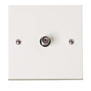 Click Polar 1 Gang Satellite Socket